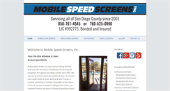 Desktop Screenshot of mobilespeedscreens.com