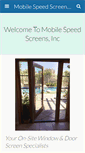 Mobile Screenshot of mobilespeedscreens.com